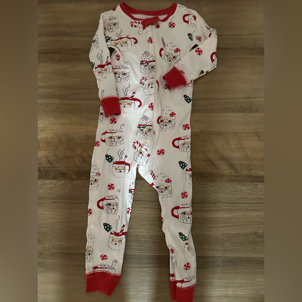 Christmas Santa one piece pjs